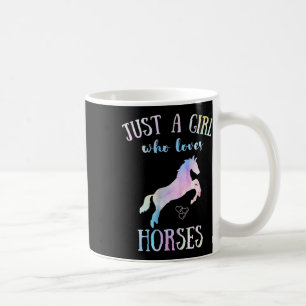 Caneca De Café Apenas Uma Menina Que Ama Cavalos Cavalos Cavalos