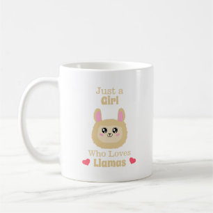 Caneca De Café Apenas Uma Menina Que Ama Lhamas