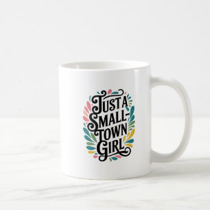 Caneca De Café Apenas uma pequena garota da cidade