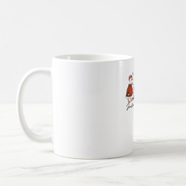 Caneca De Café Apenas uma T-Shirt Clássica de Ganso Queda (Esquerda)