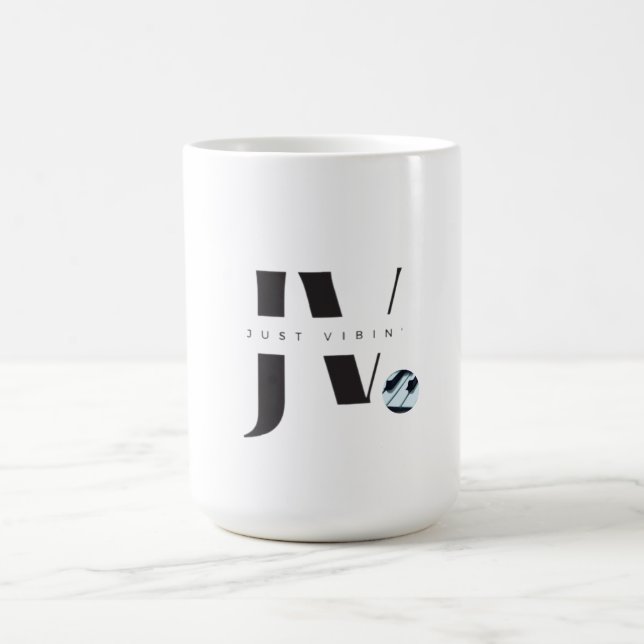 Caneca De Café Apenas Vibin' Mug (Contemporâneo) (Centro)