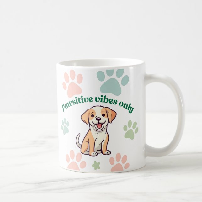 Caneca De Café Apenas Víblias Pawsitive (Direita)