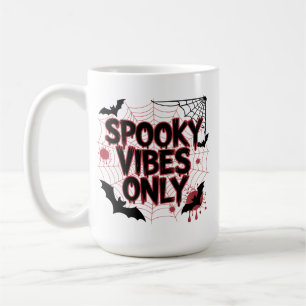 Caneca De Café Apenas Vibrações Assustadoras Design Estético-6750