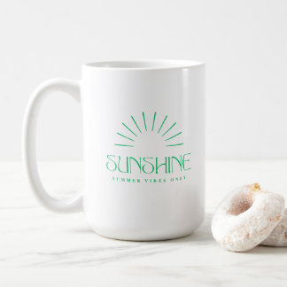 Caneca De Café Apenas Vibrações da Natureza ao Sol