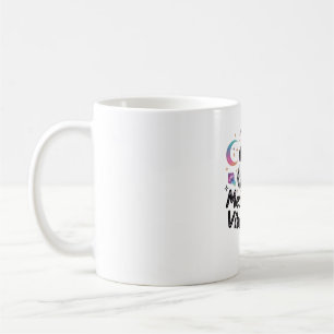 Caneca De Café Apenas Vibrações Meowgicais, Bruxa Kawaii Gato Flu