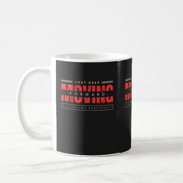 Caneca De Café ApenasContinuarMovendo (Esquerda)