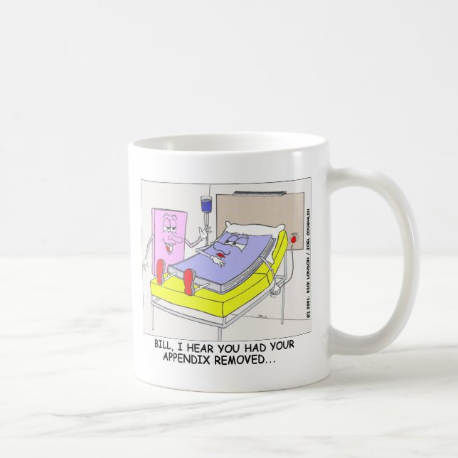 Caneca De Café Apêndice do Livro Saindo Dons e Camisetas Engraçad (Direita)