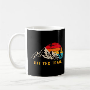 Caneca De Café Aperte A Vintagem Do Estilo De Retrorização Do Run
