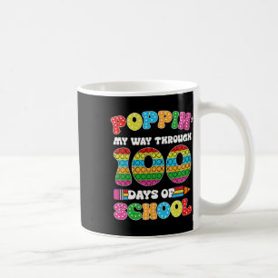 Caneca De Café Aperte-Me Por 100 Dias De Crianças Escolares 100t