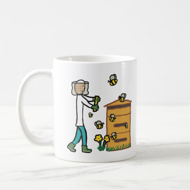 Caneca De Café Apicultura (Esquerda)