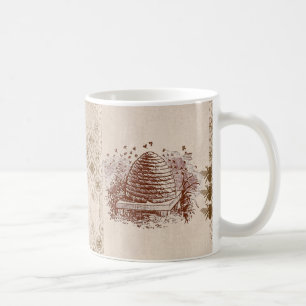 Caneca De Café Apicultura da Colmeia Vintage