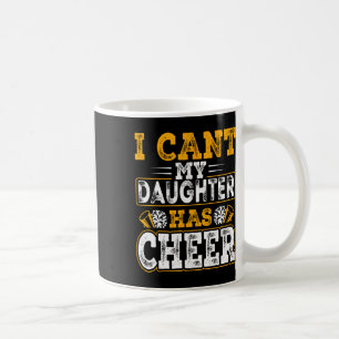 Caneca De Café Aplaudir Mãe Cheerleading - Não Posso Minha Filha