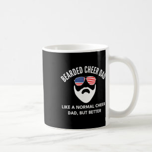 Caneca De Café Aplaudir Pai Barbudo Definição Cheerleading Engraç