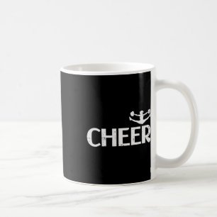 Caneca De Café Apoiada Grito Equipe de Líderes de Torcida Esquadr
