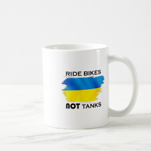 Caneca De Café Apoiando Ucranianos Bandeiras Ucranianas Para Trav