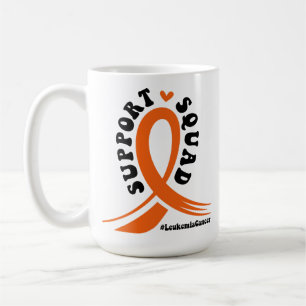 Caneca De Café Apoiar a luta contra a leucemia provocada por Canc