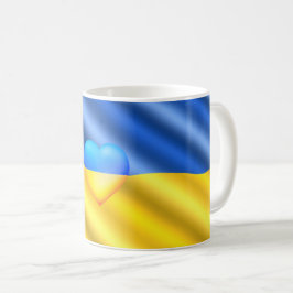 Caneca De Café Apoiar a Ucrânia Café Mug Liberdade de Bandeira Uc