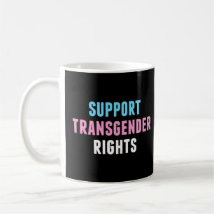 Caneca De Café Apoiar os direitos transsexuais