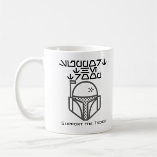 Caneca De Café Apoie a tropa.w