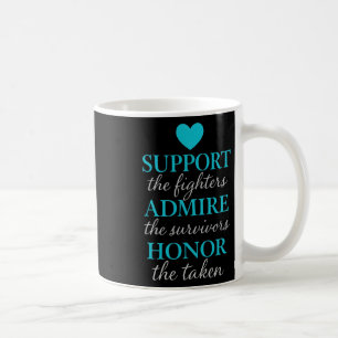 Caneca De Café Apoie Os Combatentes Admire A Honra Dos Sobreviven