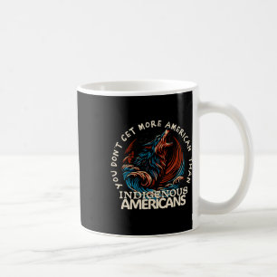 Caneca De Café Apoie os Nativos Americanos Contra Trump
