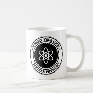 Caneca De Café Apoie seu físico nuclear local