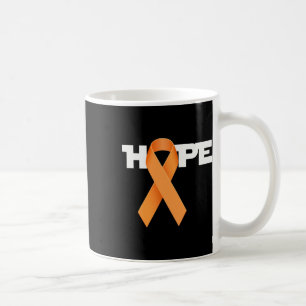 Caneca De Café Apoio À Sensibilização Para A Leucemia Esperança E