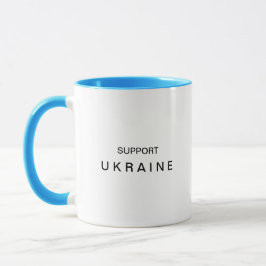 Caneca de Café Apoio à Ucrânia