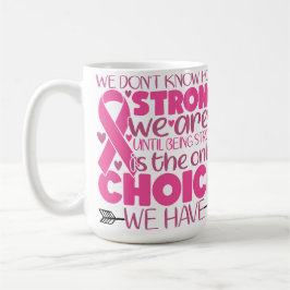 CANECA DE CAFÉ APOIO AO CANCER DE MAMA E CONSCIÊNCIA