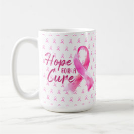 CANECA DE CAFÉ APOIO AO CANCER DE MAMA E CONSCIÊNCIA