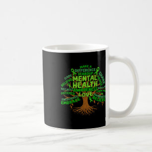 Caneca De Café Apoio Motivacional Green Tree Conscientização sobr