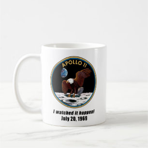 Caneca De Café Apollo 11 eu olhei-o acontecer