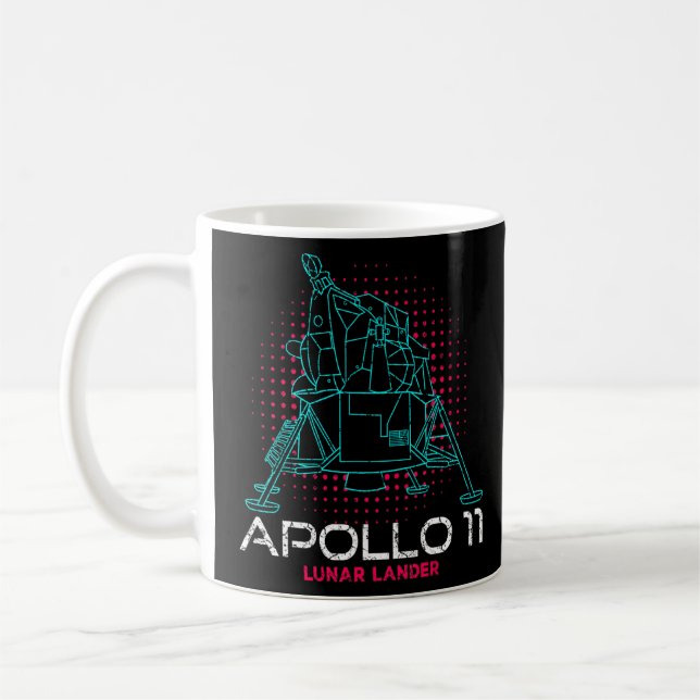 Caneca De Café Apollo 11 Lunar Spacecraft Moon Landing 196 (Esquerda)