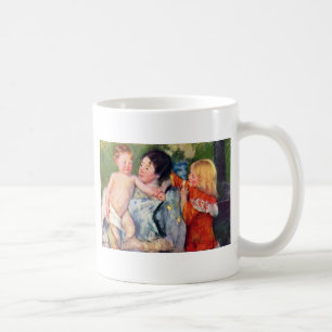 Caneca De Café Após o banho por Cassatt Mary (a melhor qualidade