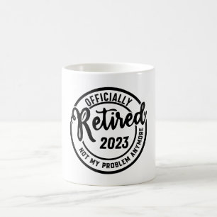 Caneca De Café aposentado, 2023, festa de aposentadoria, para apo
