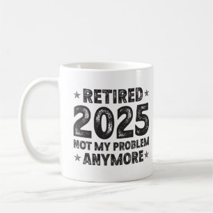 Caneca De Café Aposentado 2025 Aposentadoria Para Homens Mulheres