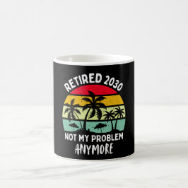 Caneca De Café aposentado 2030 não é mais problema meu