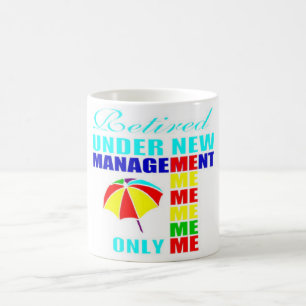 Caneca De Café Aposentado e sob nova gestão
