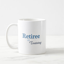 Caneca De Café Aposentado no treinamento