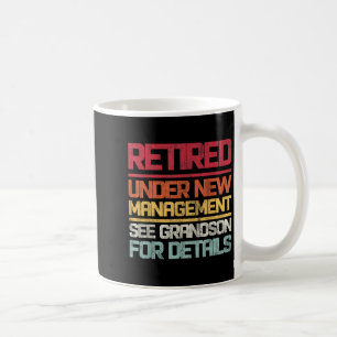 Caneca De Café Aposentado Sob Nova Gestão Consulte Avô Para Deta
