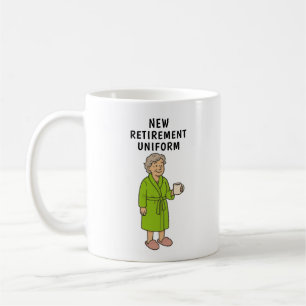 Caneca De Café Aposentadoria da Dama Divertida