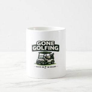 Caneca De Café Aposentadoria de Golfe Fui Jogar Golfe