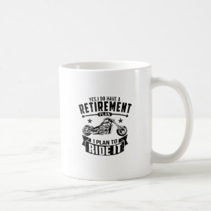 Caneca De Café Aposentadoria do motociclista