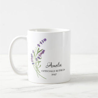 Caneca De Café Aposentadoria Engraçada Personalizada Oficialmente