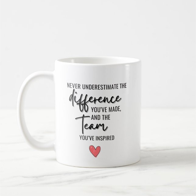 Caneca De Café Aposentadoria Personalizada de Colega de Trabalho (Esquerda)