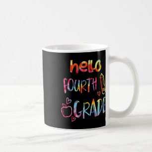Caneca De Café Apple Hello 4º ano 1º dia da escola T