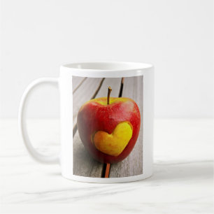 Caneca De Café "Apple Love" Foto Bela. Comprar Agora