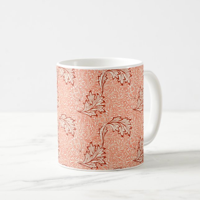 Caneca De Café Apple Pattern (por William Morris) (Frente Esquerda)
