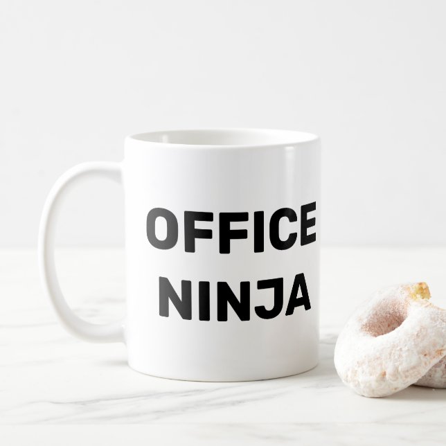 Caneca De Café Apreciação Administrativa do Office Ninja (Com Donut)