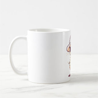 Caneca De Café Apreciação de Flamingo: Design gráfico de estilo K